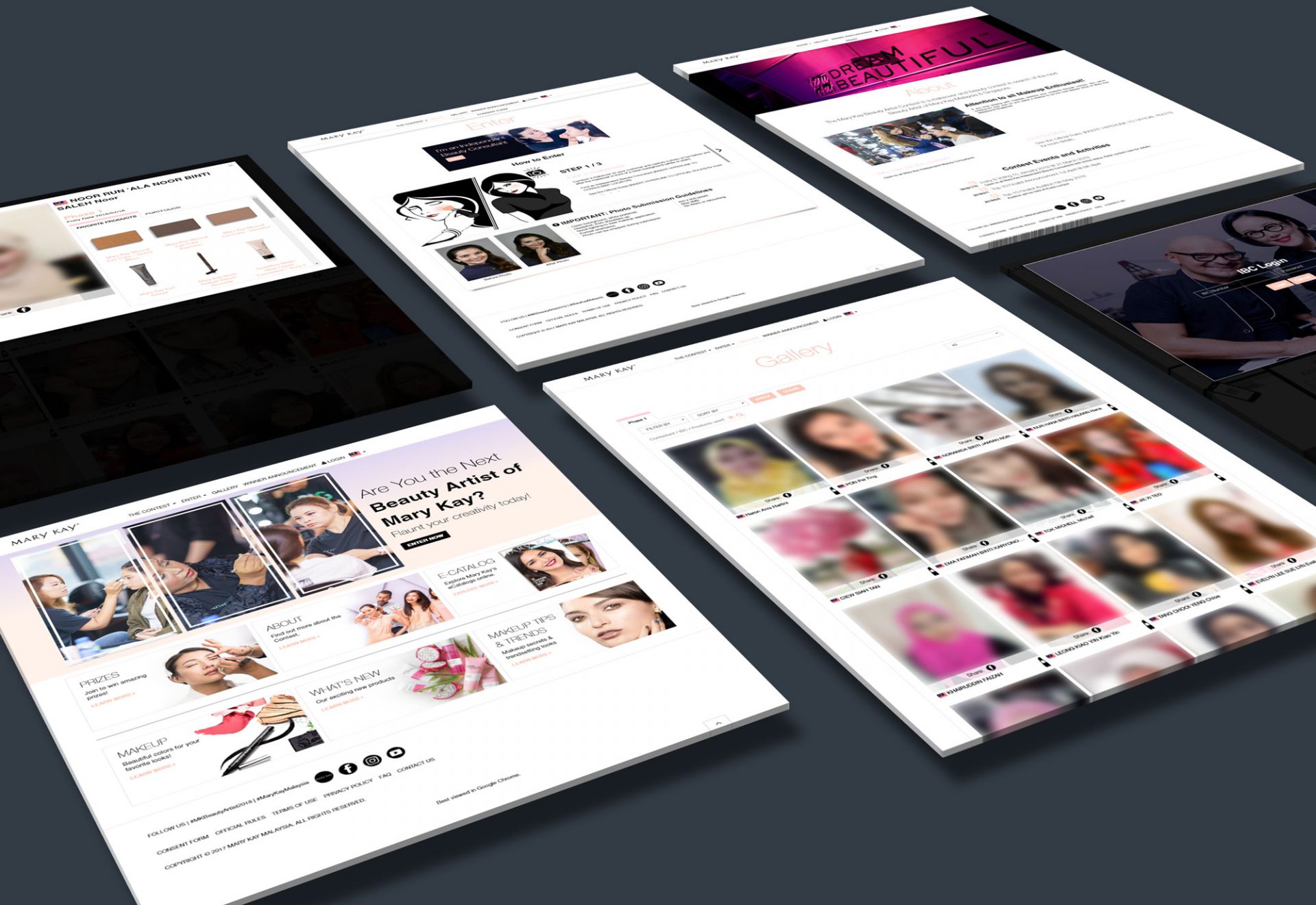 website development for mary kay asia