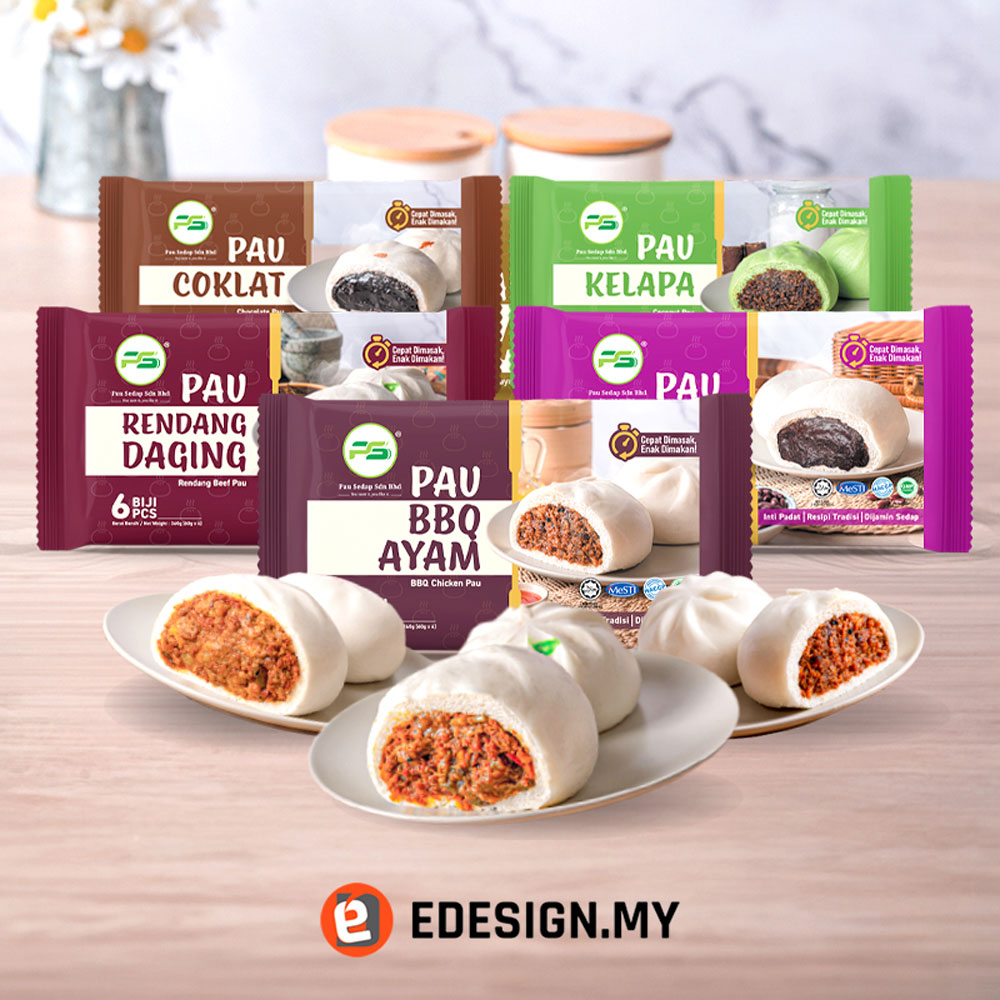 Packaging design for frozen food business in Selangor Malaysia